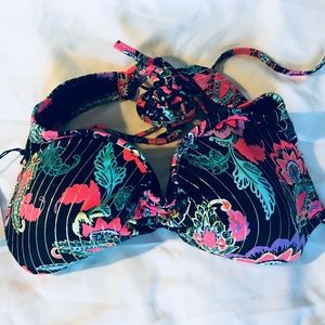 Fashion Women's Lace Up  Bikini Top 34B